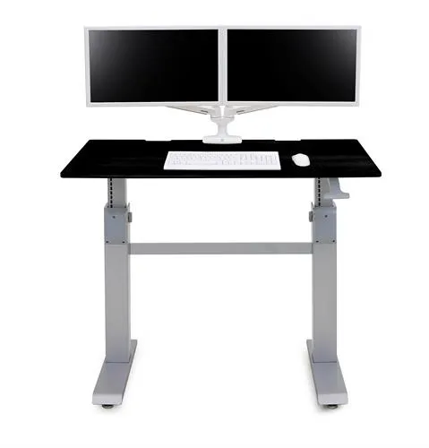 Ergotron WorkFit-DL 48 Sit-Stand Desk black