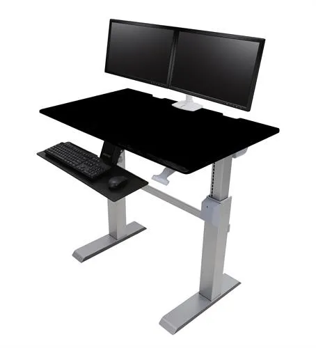Ergotron WorkFit-DL 48 Sit-Stand Desk black