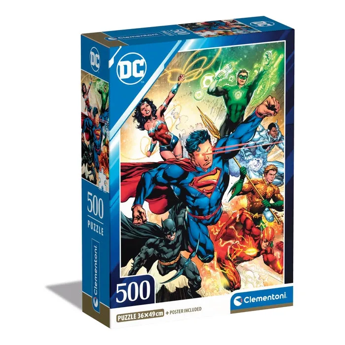 Clementoni High Quality Collection DC Comics - puzzle, 500 pcs