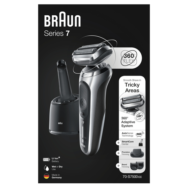 Braun Series 7 70-S7500cc Wet &amp; Dry -partakone