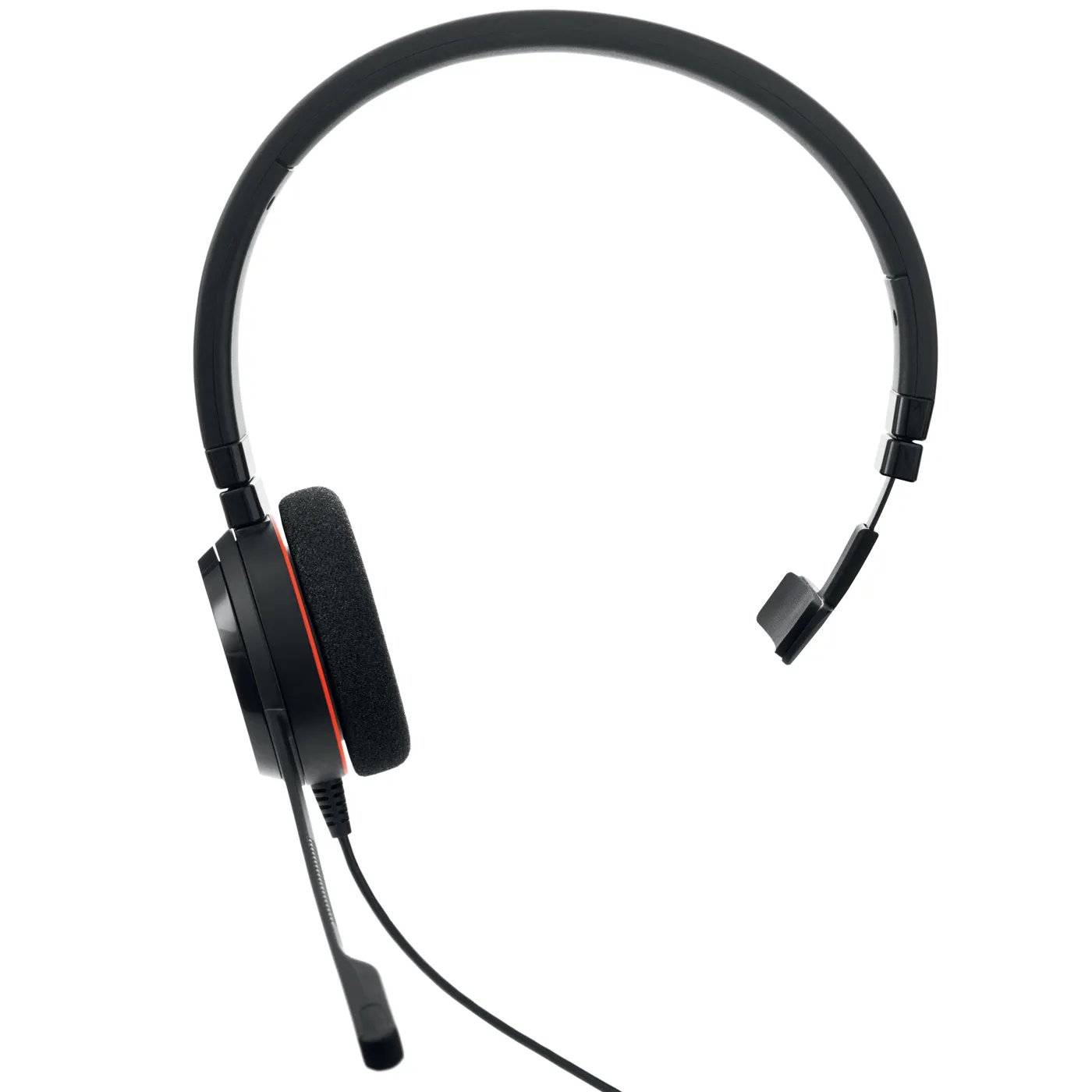 Jabra Evolve 20 MS -monokuuloke + USB-A/C-sovittimet, musta
