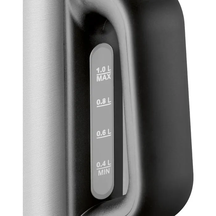 PROFICOOK PC-WKS 1106 vattenkokare, 1,0 l, 2200 W, rostfritt st&aring;l