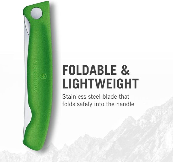 Victorinox Swiss Classic Foldable Paring Knife 110 mm Green
