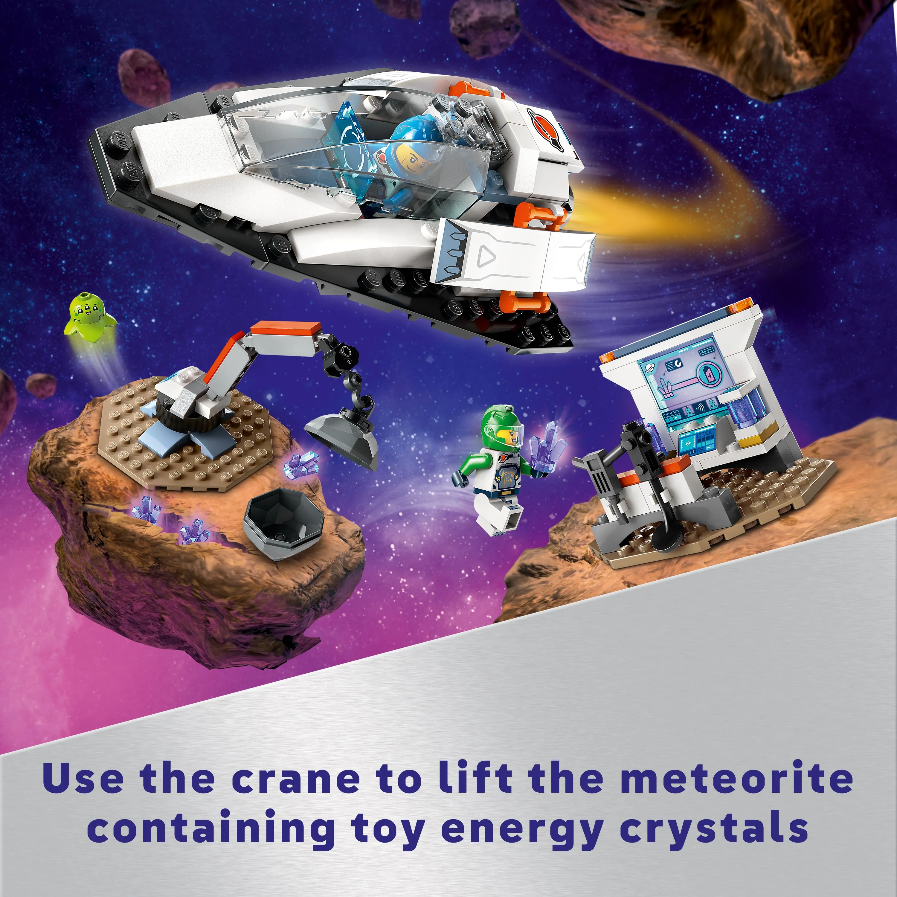 LEGO City Space Avaruusalus ja asteroidil&ouml;yt&ouml; 60429