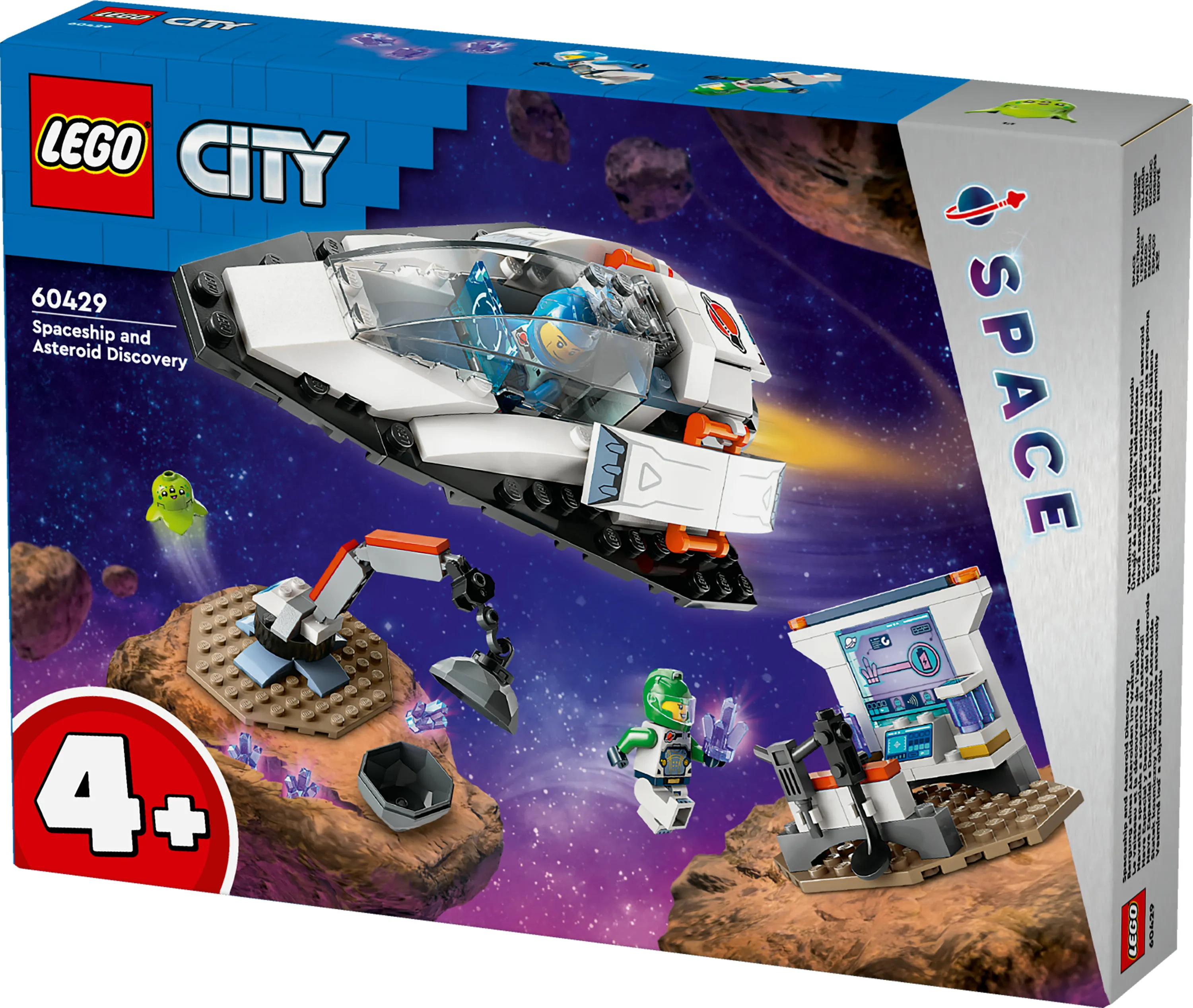 LEGO City Space Avaruusalus ja asteroidil&ouml;yt&ouml; 60429
