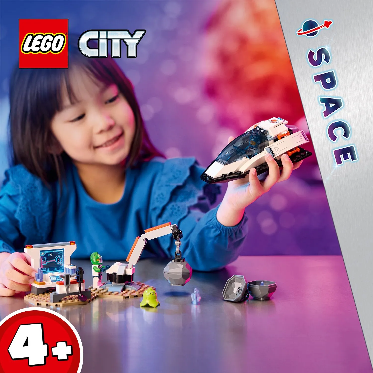 LEGO City Space Avaruusalus ja asteroidil&ouml;yt&ouml; 60429