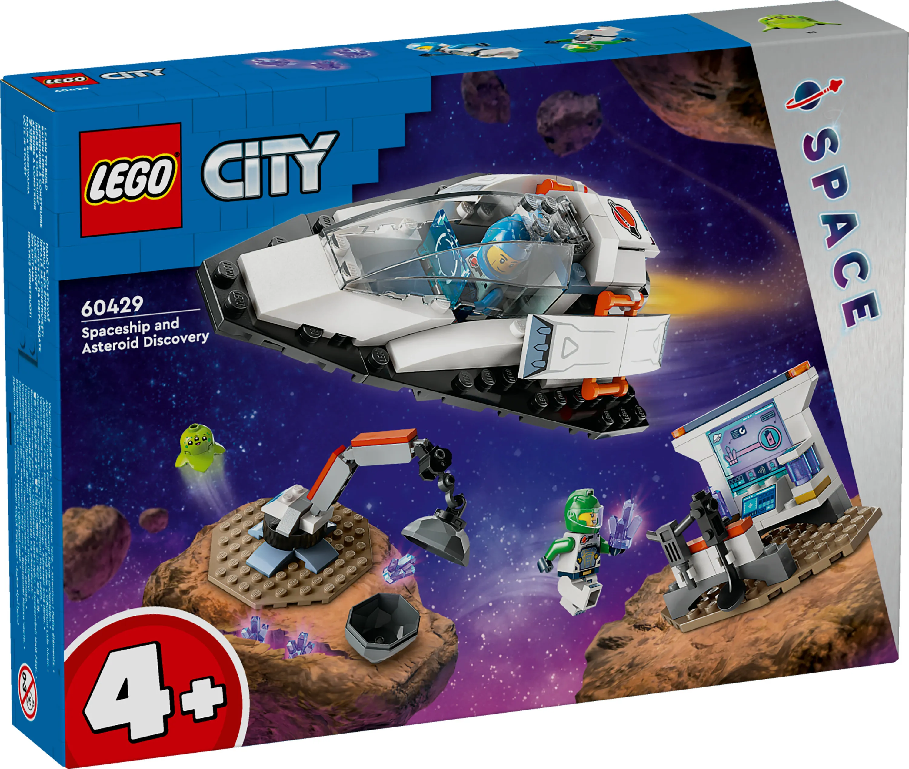 LEGO City Space Avaruusalus ja asteroidil&ouml;yt&ouml; 60429
