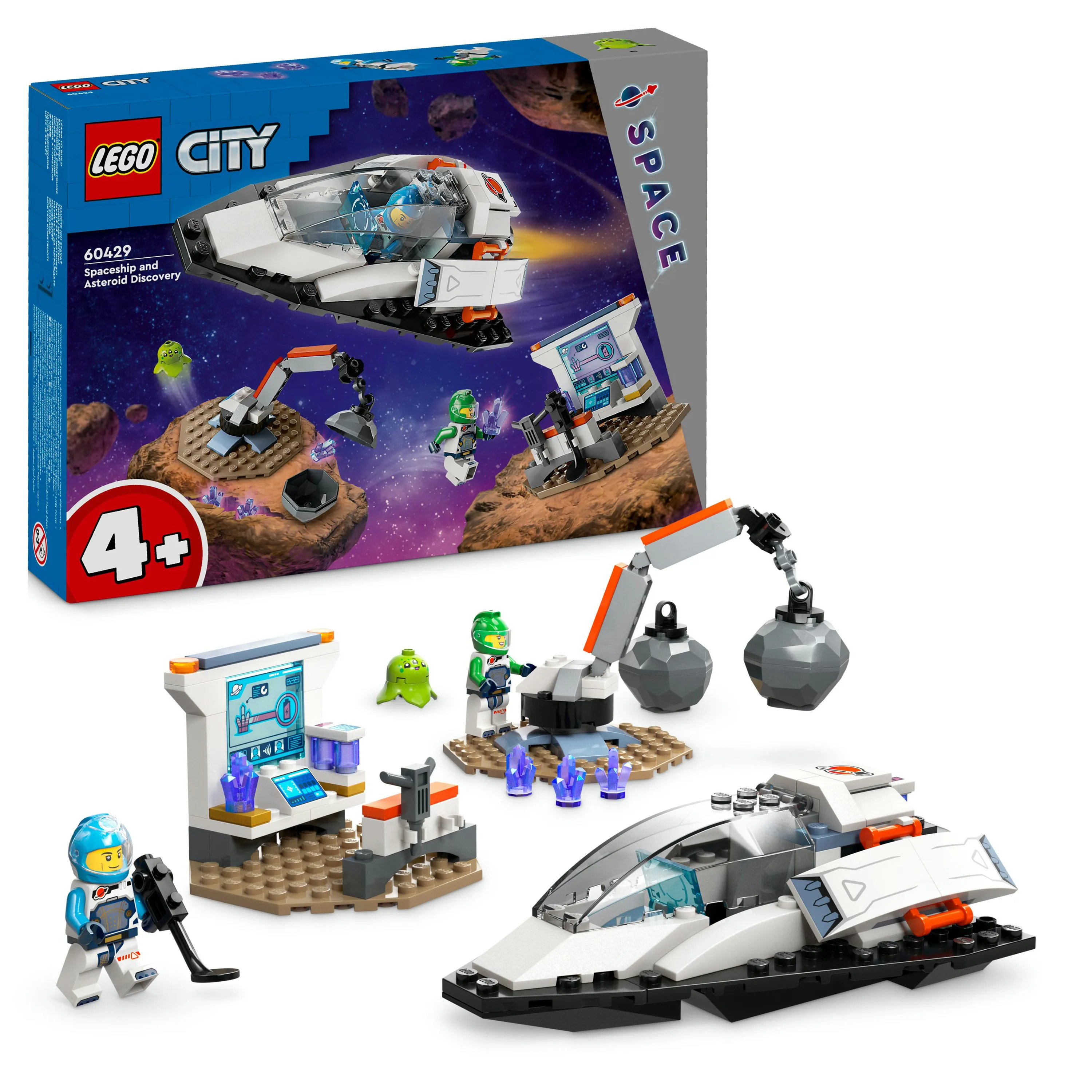 LEGO City Space Avaruusalus ja asteroidil&ouml;yt&ouml; 60429