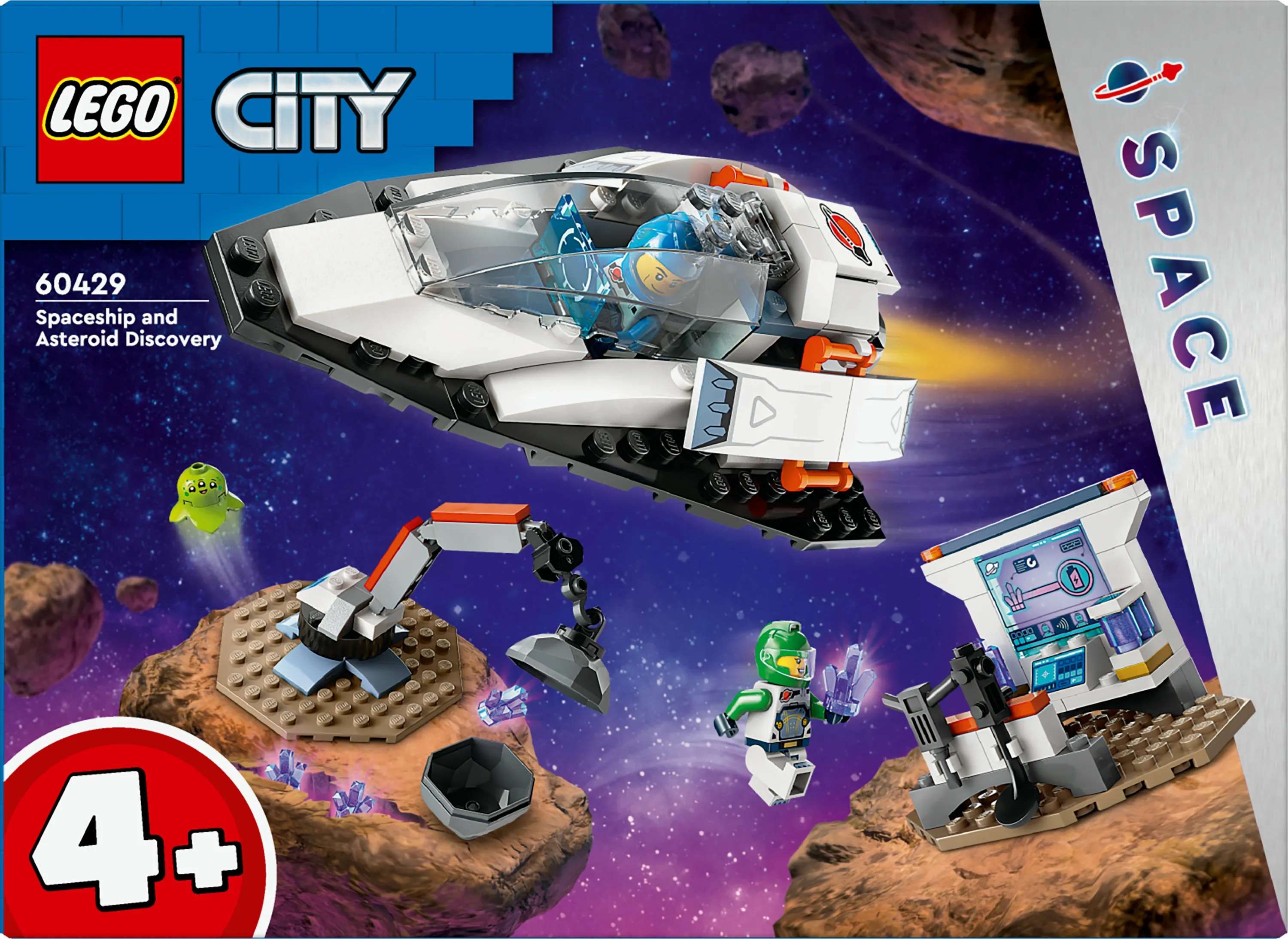 LEGO City Space Avaruusalus ja asteroidil&ouml;yt&ouml; 60429