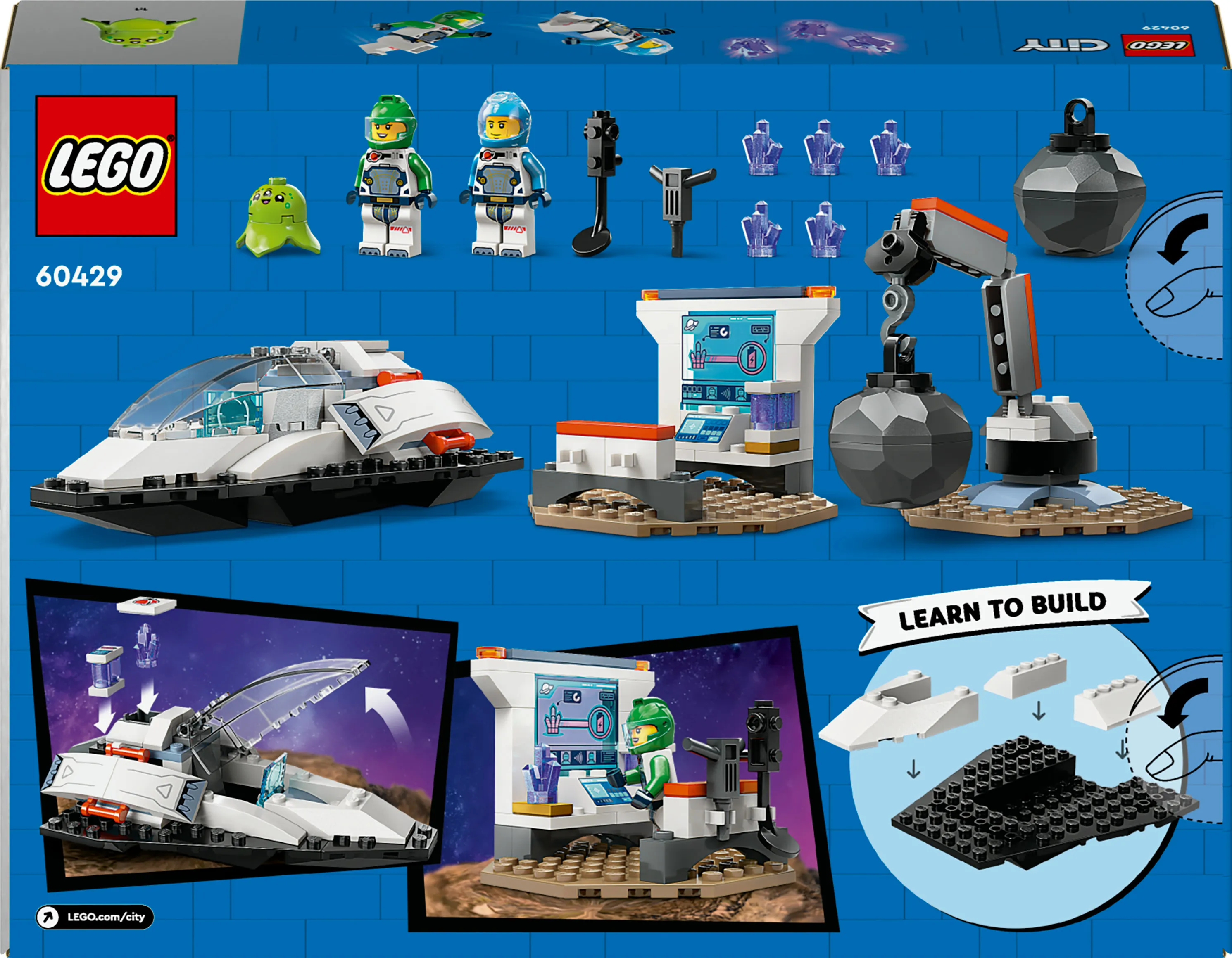 LEGO City Space Avaruusalus ja asteroidil&ouml;yt&ouml; 60429