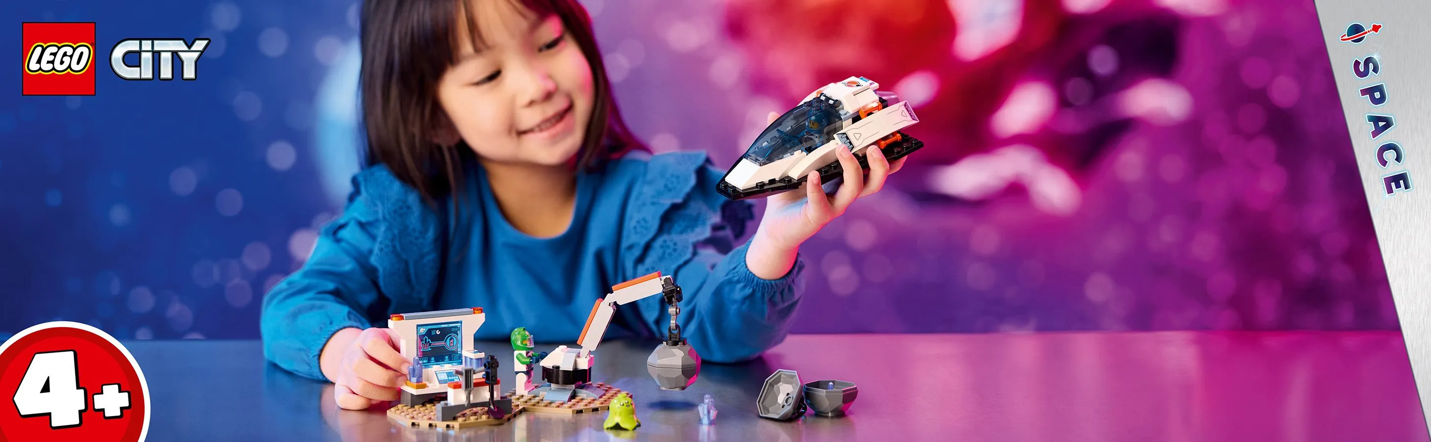 LEGO City Space Avaruusalus ja asteroidil&ouml;yt&ouml; 60429