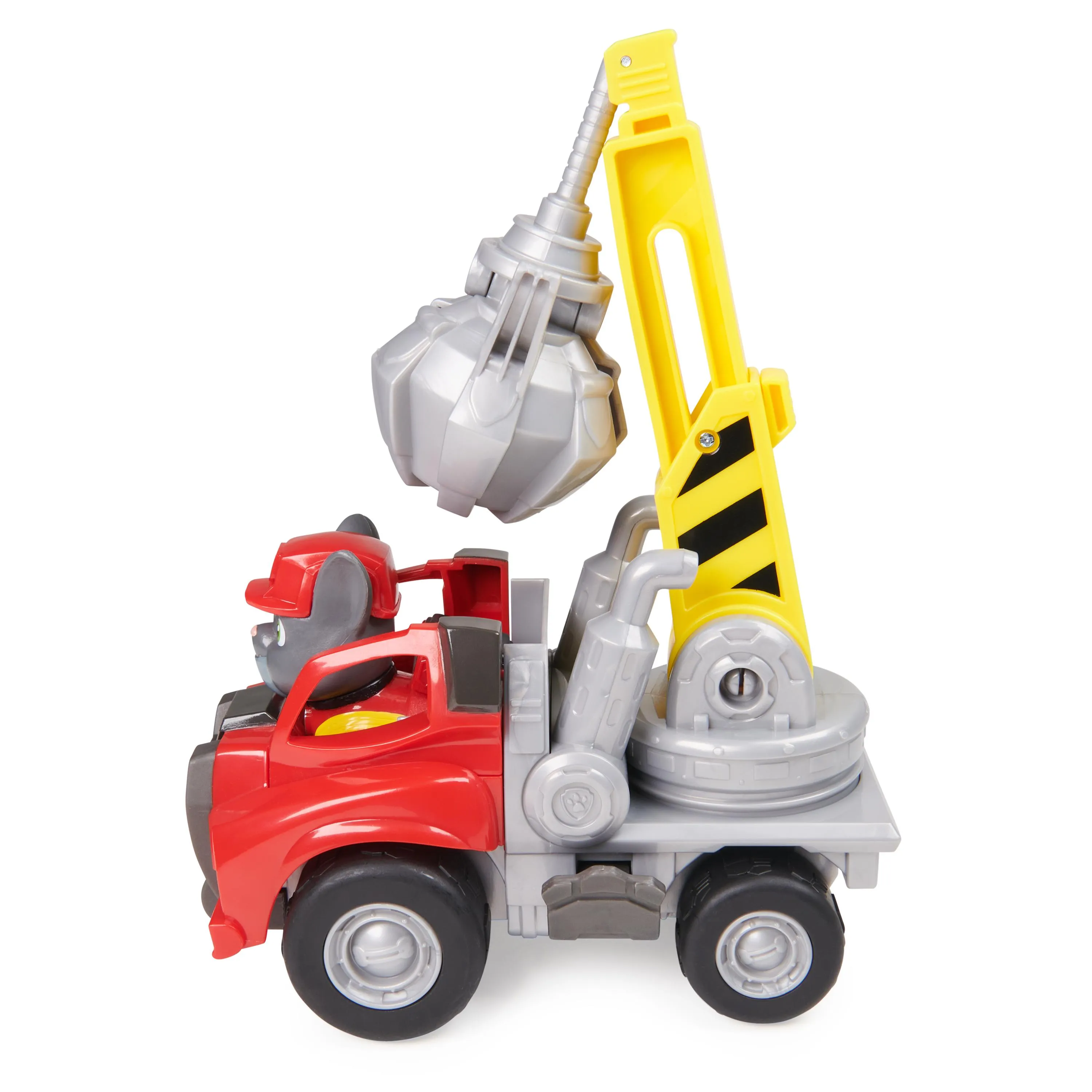Spin Master Rubble &amp; Crew - Crane Construction Vehicle with Charger Figure, Toy Vehicle