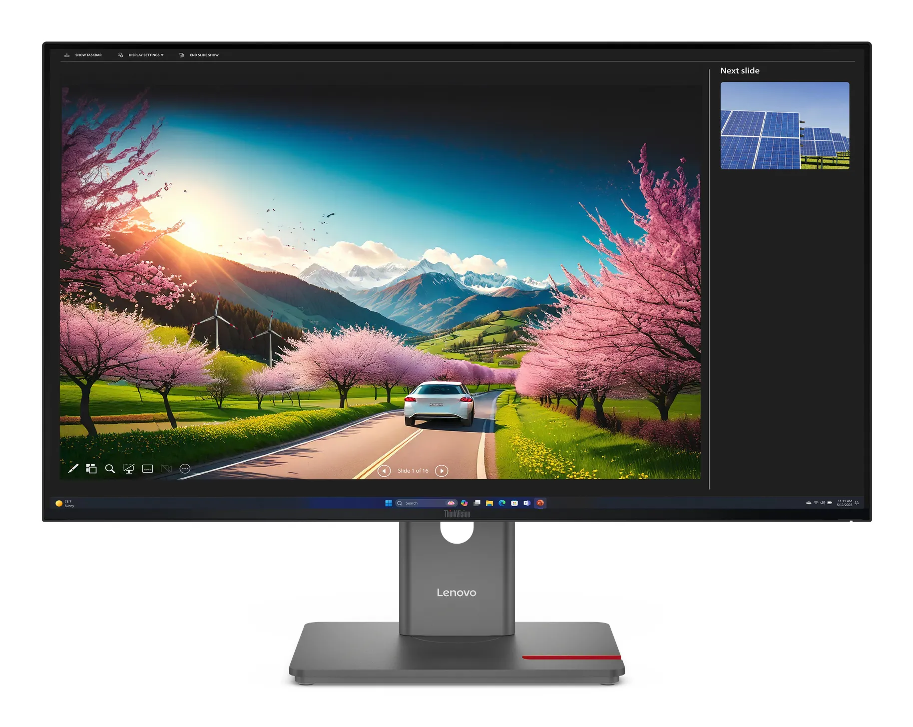 Lenovo ThinkVision P32UD-40 31.5" 4K UHD, IPS -n&auml;ytt&ouml;, 120Hz, HDR10, Thunderbolt 4