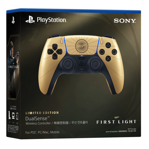 Sony PlayStation 5 DualSense Wireless Controller Limited Edition 007 First Light - Gold