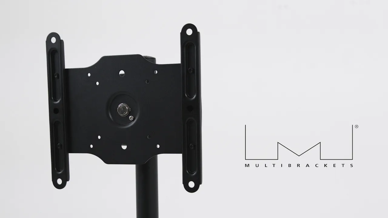 Multibrackets M Desktopmount VESA Adapter 200x200 - Asennuskomponentti (VESA-sovitin) - ter&auml;s - musta -kiinnitysliit&auml;nt&auml;: 200 x 200 mm