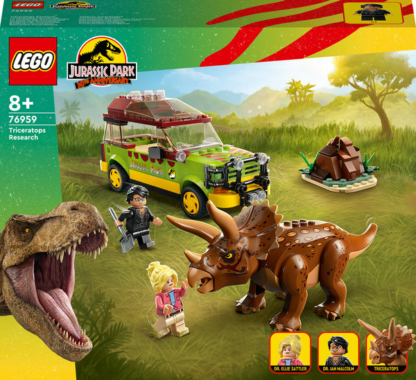 Lego Jurassic Triceratops Research 76959