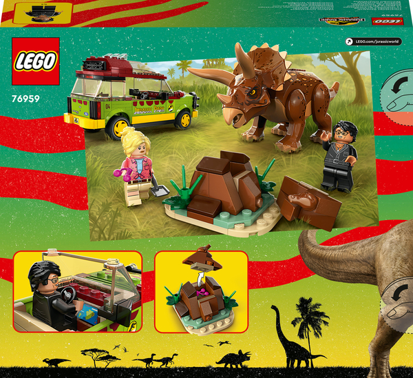 Lego Jurassic Triceratops Research 76959