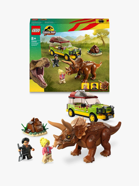 Lego Jurassic Triceratops Research 76959