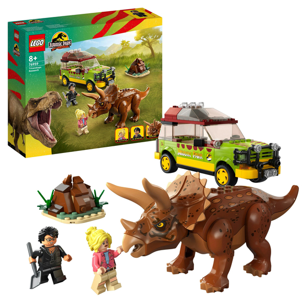 Lego Jurassic Triceratops Research 76959
