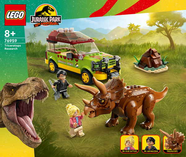 Lego Jurassic Triceratops Research 76959