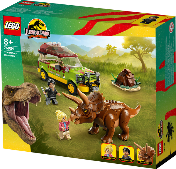 Lego Jurassic Triceratops Research 76959