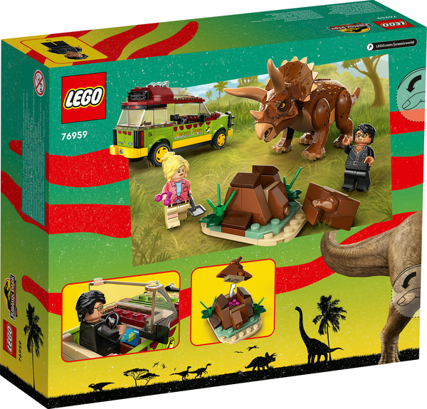 Lego Jurassic Triceratops Research 76959