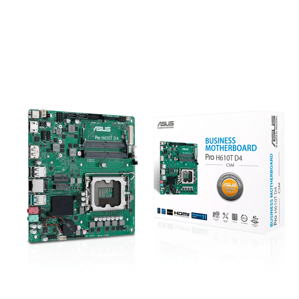Asus Pro H610T DDR4 Mini-ITX - moderkort