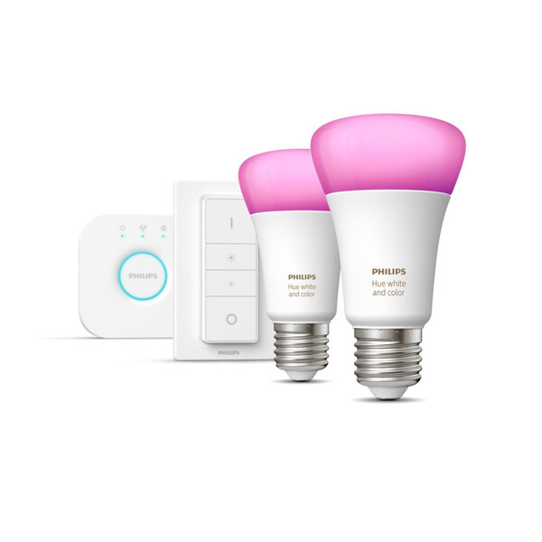 Philips Hue White and Color Ambiance 2xE27 - starter kit