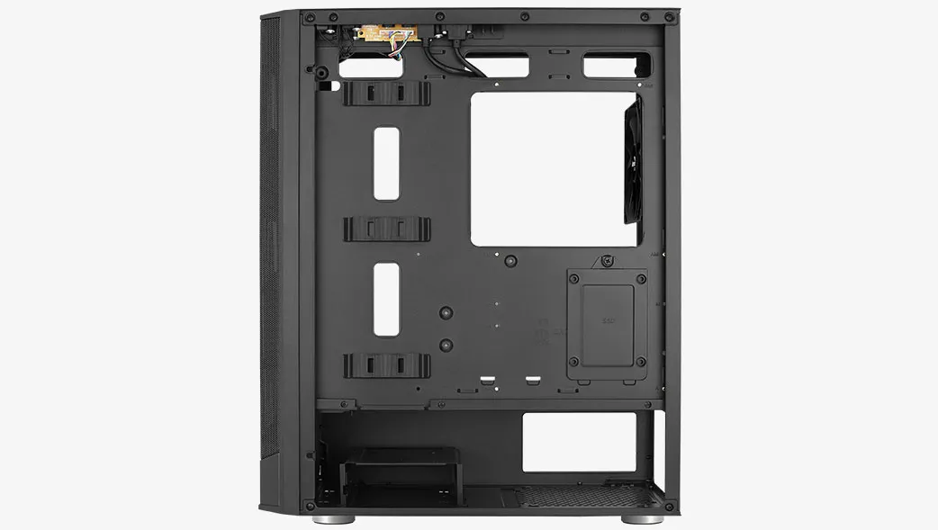 AeroCool Prism - midi chassi, Svart