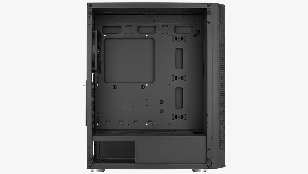 AeroCool Prism - midi chassi, Svart