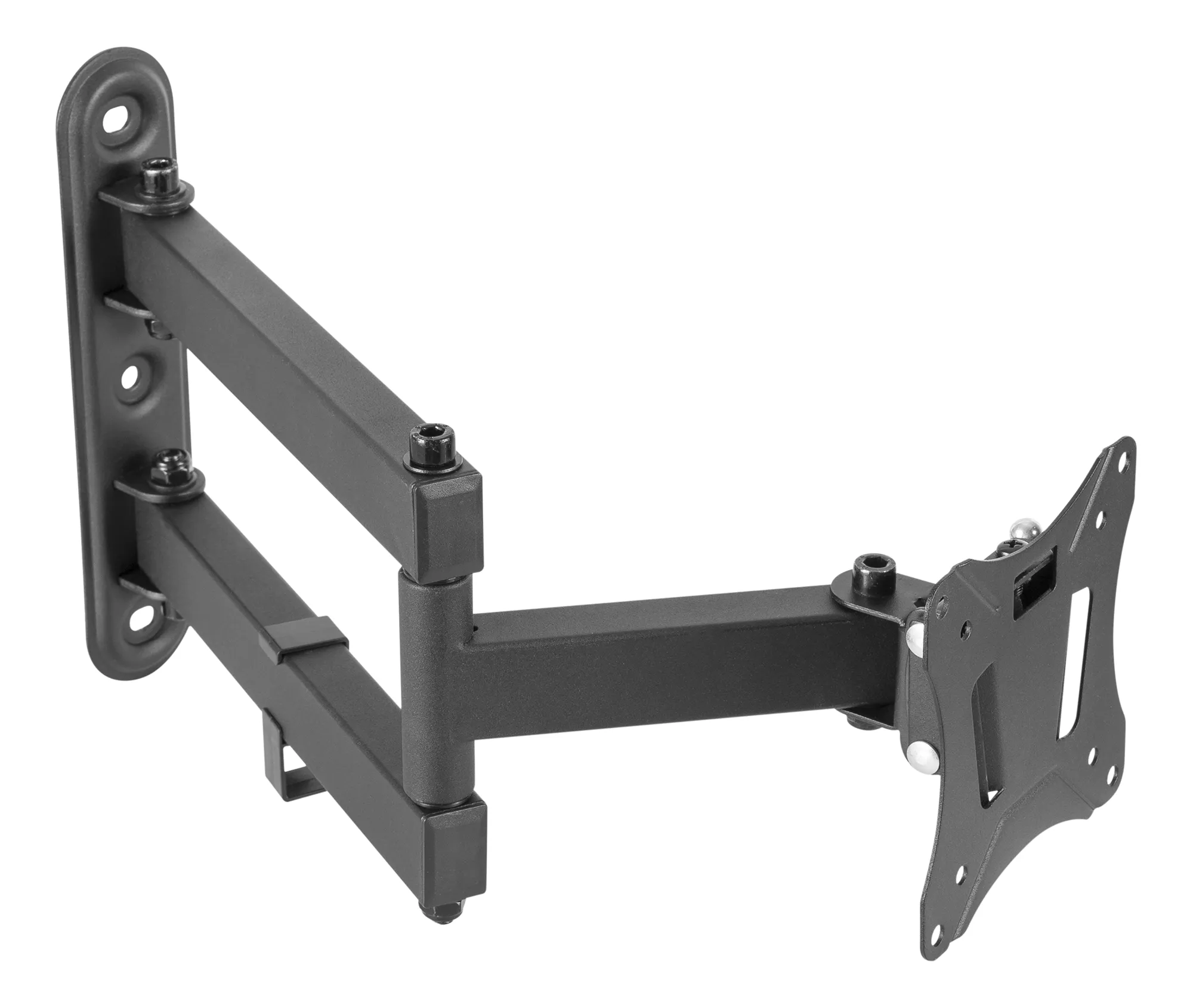 DELTACO Office, full-motion 3-way wall, 13&quot;-27&quot;, 25kg, 75x75-100-100