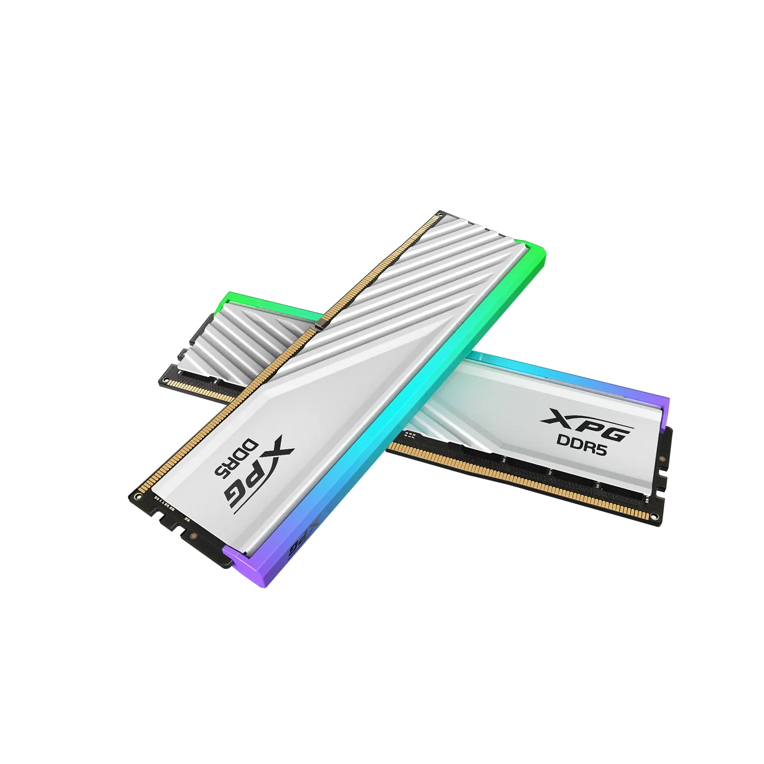 ADATA DDR5 - 32GB - 6000 - CL - 34 (2x 16 GB) Dual Kit, RAM white, AX5U6000C3416G-DTLABRWH, XPG Lancer Blade RGB, INTEL XMP, AMD EXPO