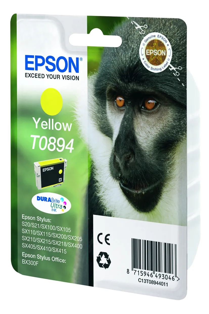 T0894 Yellow Ink Cartridge 3,5ml