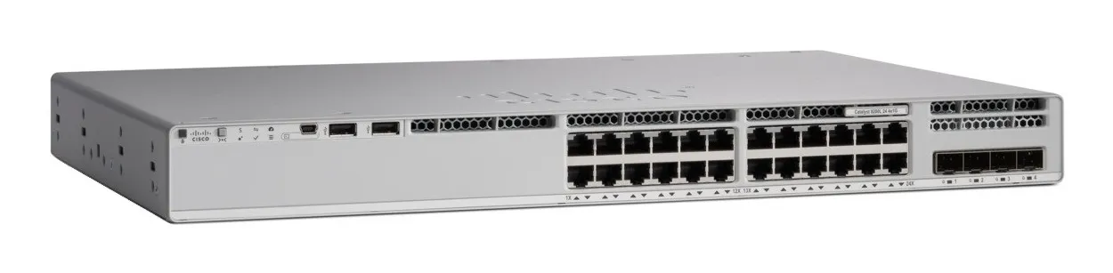 Cat 9200L 24-port PoE+4x1G Network Ess
