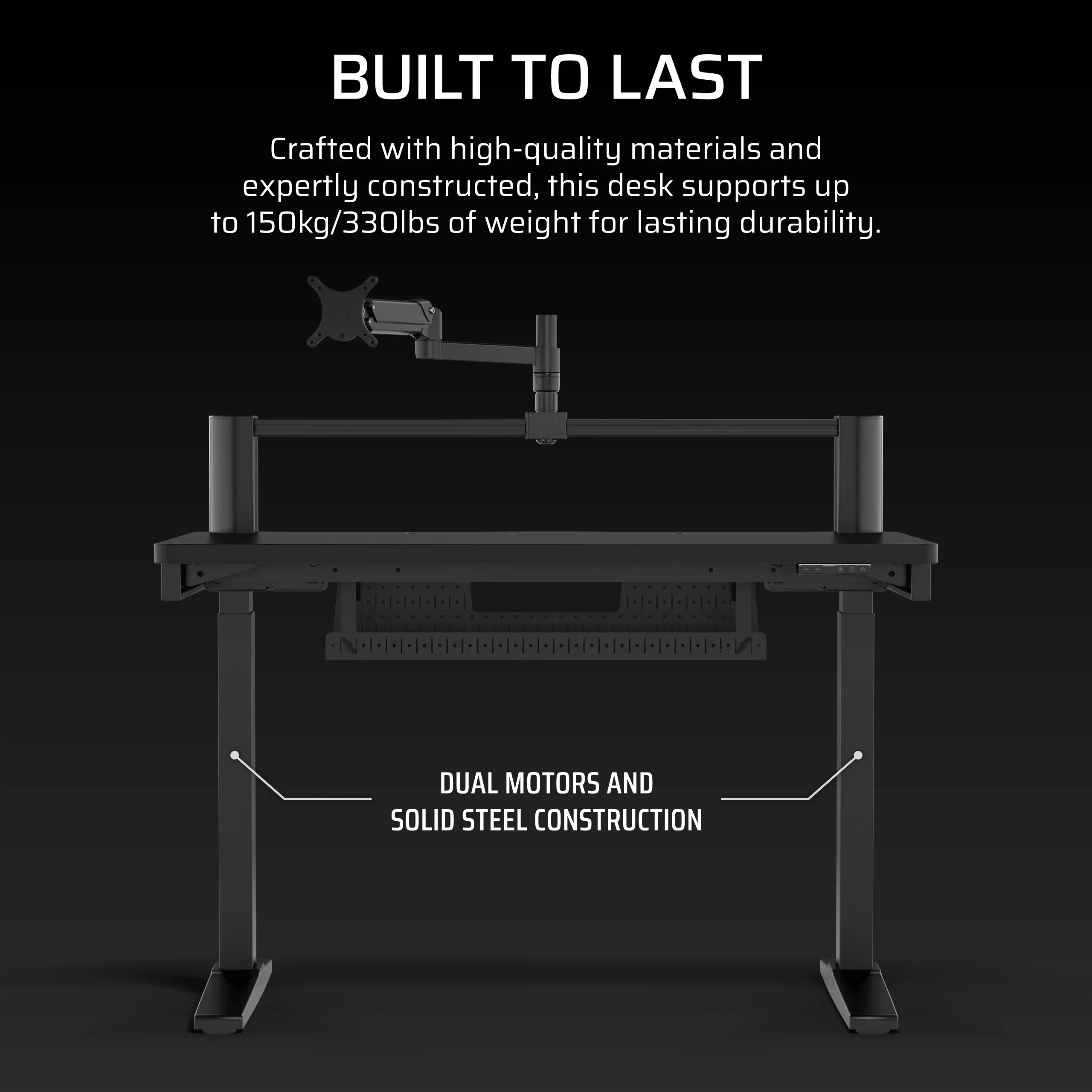 Corsair Platform:4 - Black, Adj. Height