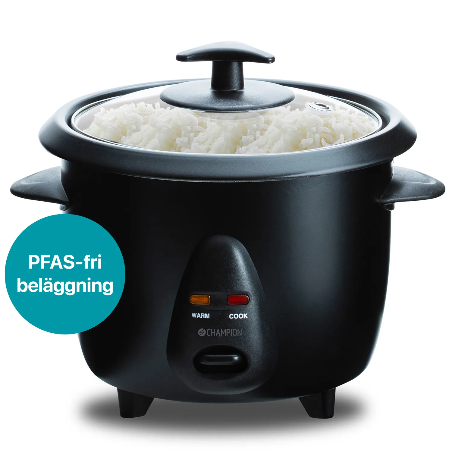 Champion Mini Ceramic - rice cooker, black, 0.6l