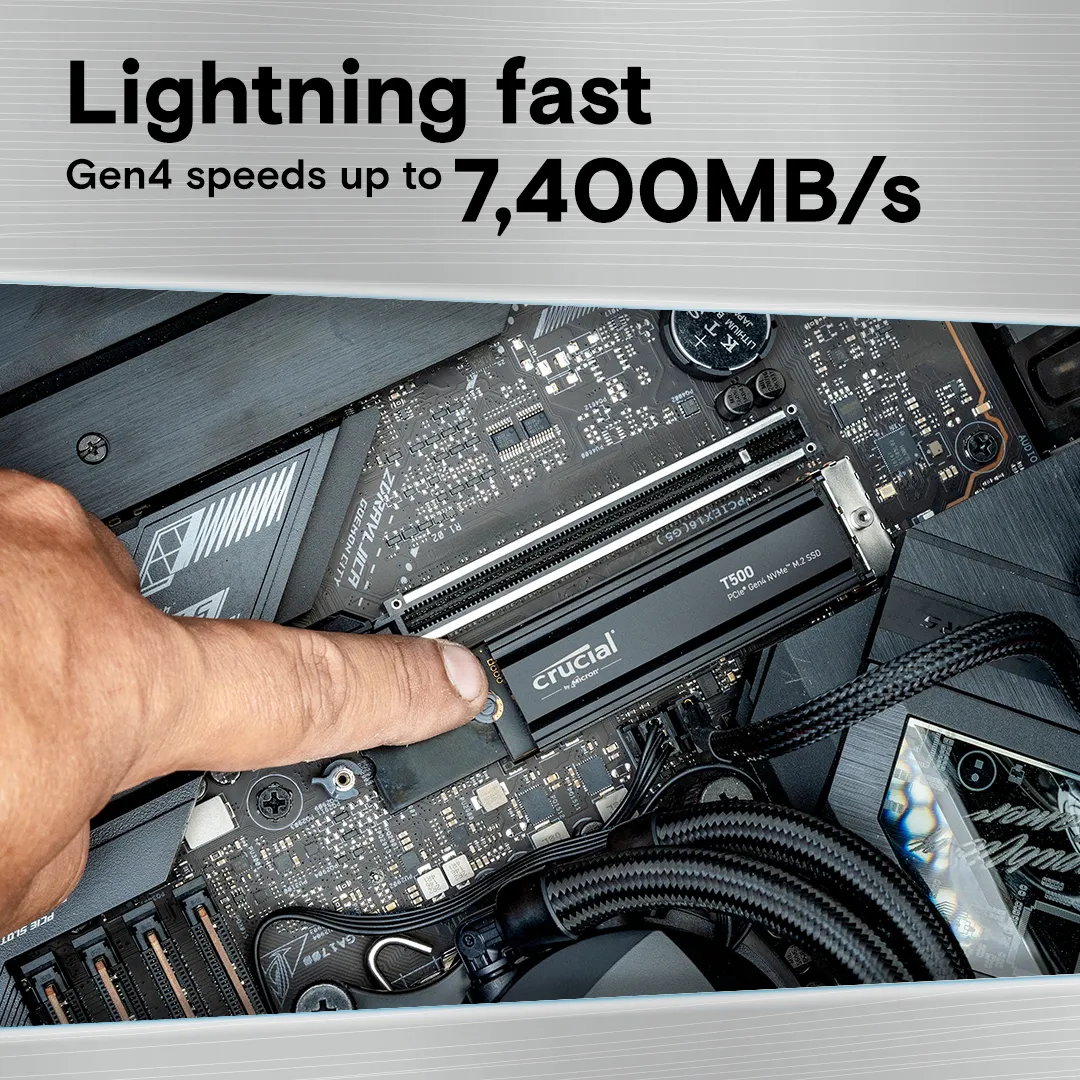 Crucial T500 2 TB, PCIe 4.0, M.2 - SSD