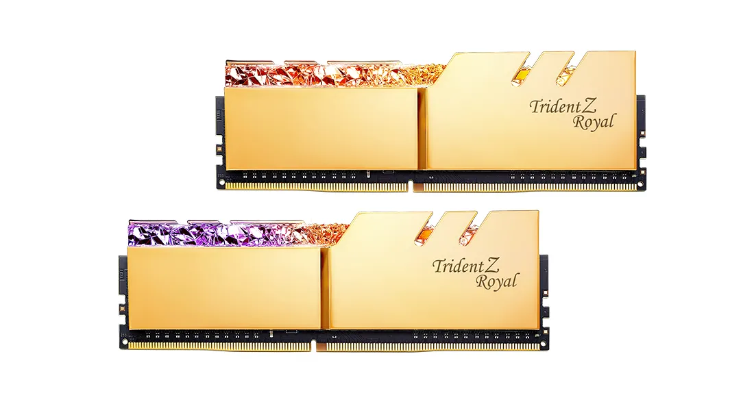 G.Skill Trident Z Royal 32 Gt (2 x 16 Gt) DDR4 3600 MHz, CL14 -muisti, Kulta