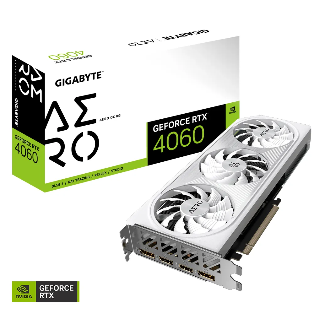 Gigabyte GeForce RTX 4060 Aero OC 8GB - Graphics card