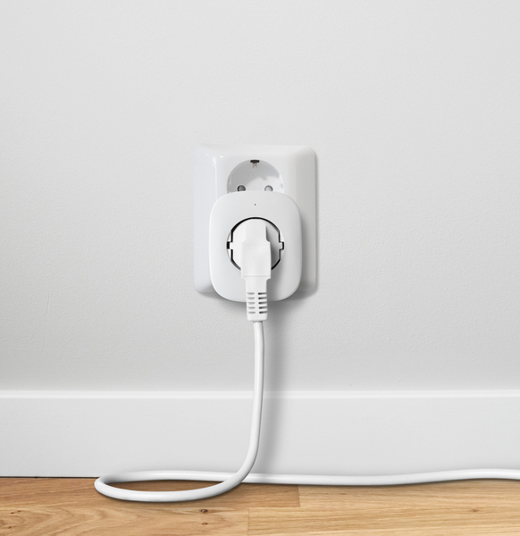 Deltaco Smart Home SH-P01E - smart outlet, Wi-Fi, white