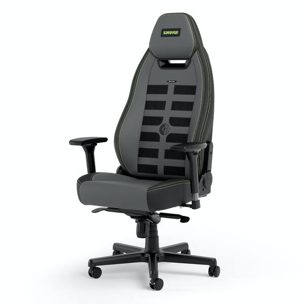 Noblechairs LEGEND Shure Edition -pelituoli, musta/harmaa/vihre&auml;
