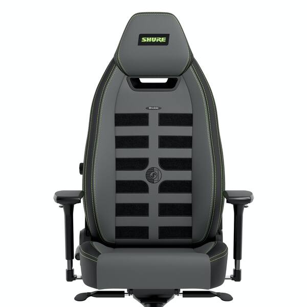 Noblechairs LEGEND Shure Edition -pelituoli, musta/harmaa/vihre&auml;
