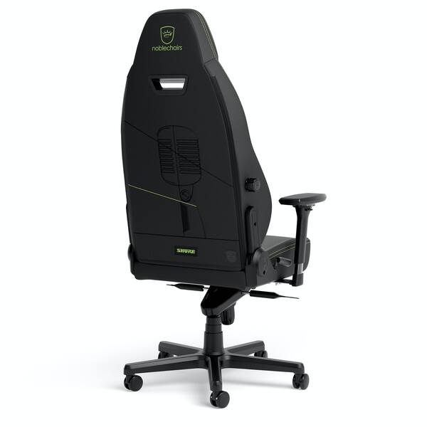 Noblechairs LEGEND Shure Edition -pelituoli, musta/harmaa/vihre&auml;