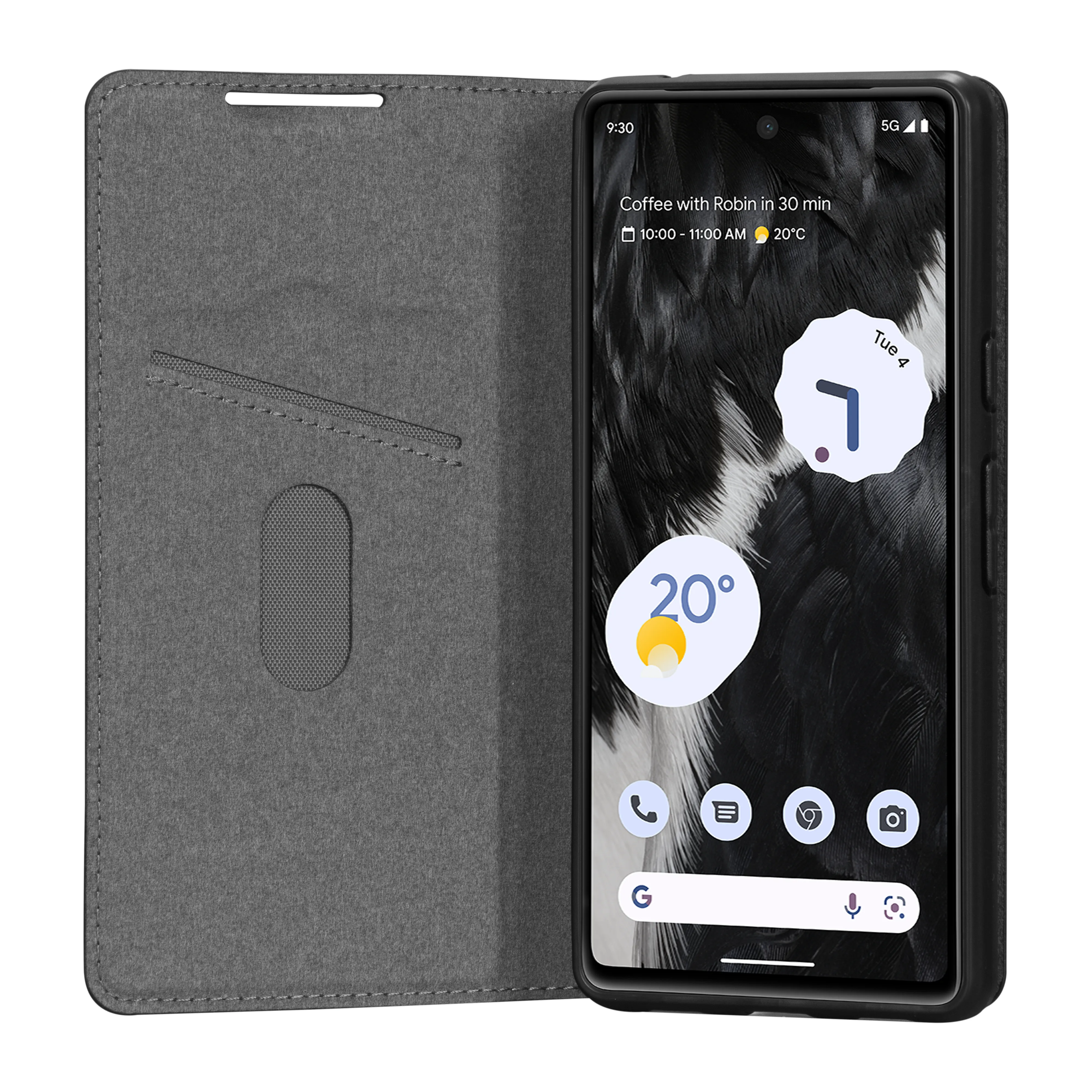 Dbramante1928 Oslo, Google Pixel 7a - Folio Case, Black