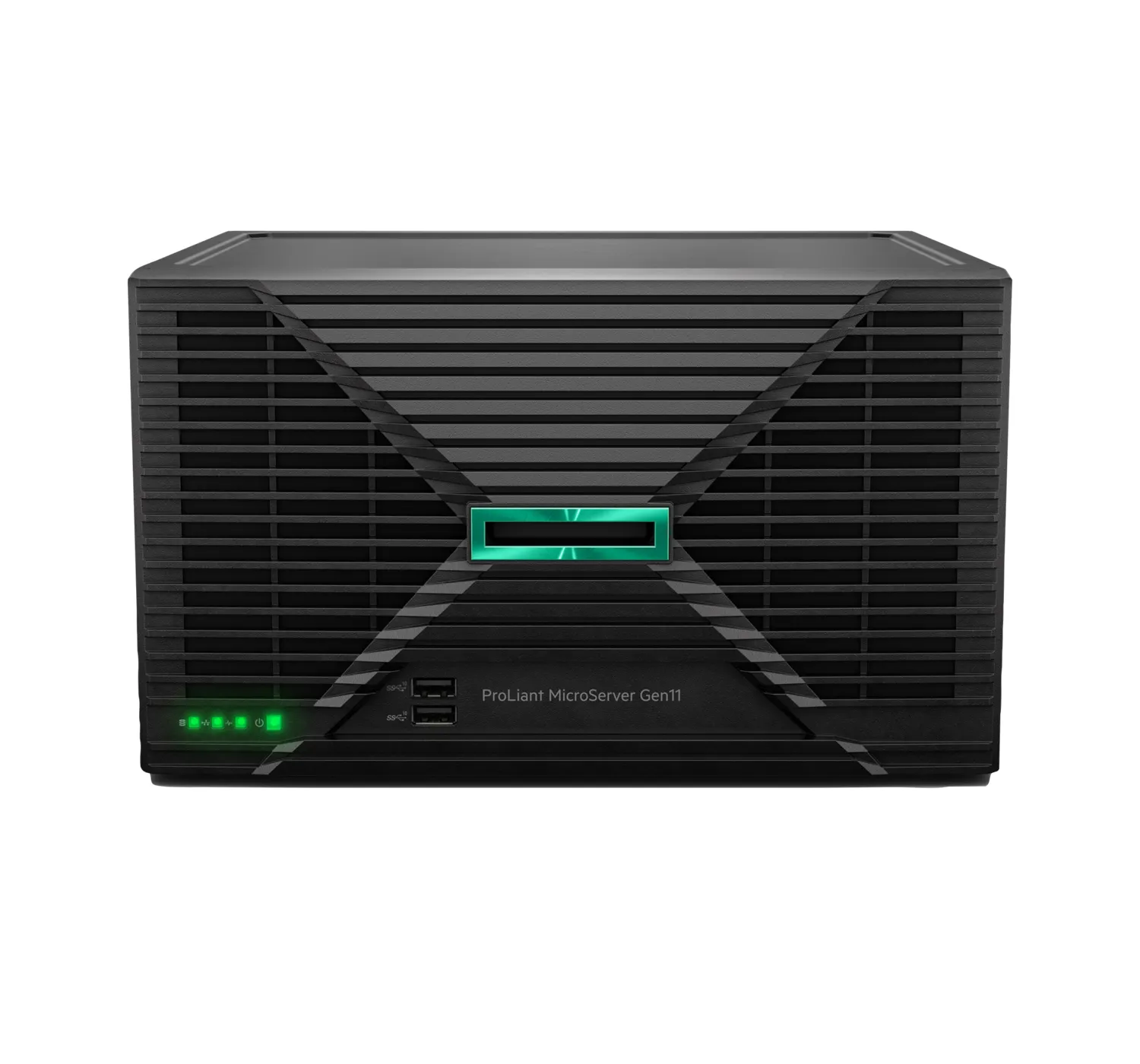 HPE ProLiant MicroServer Gen11 Intel Pentium Gold G7400 2-core VROC 4LFF-NHP 180W External PS Compute Module Server