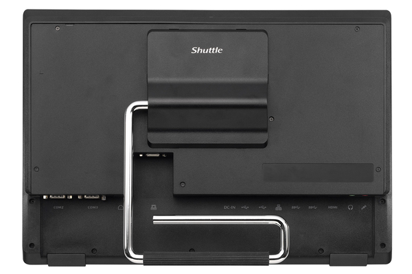 Shuttle XPC AIO Barebone, POS, 15,6&quot; multi-touch, Cel4205U, black