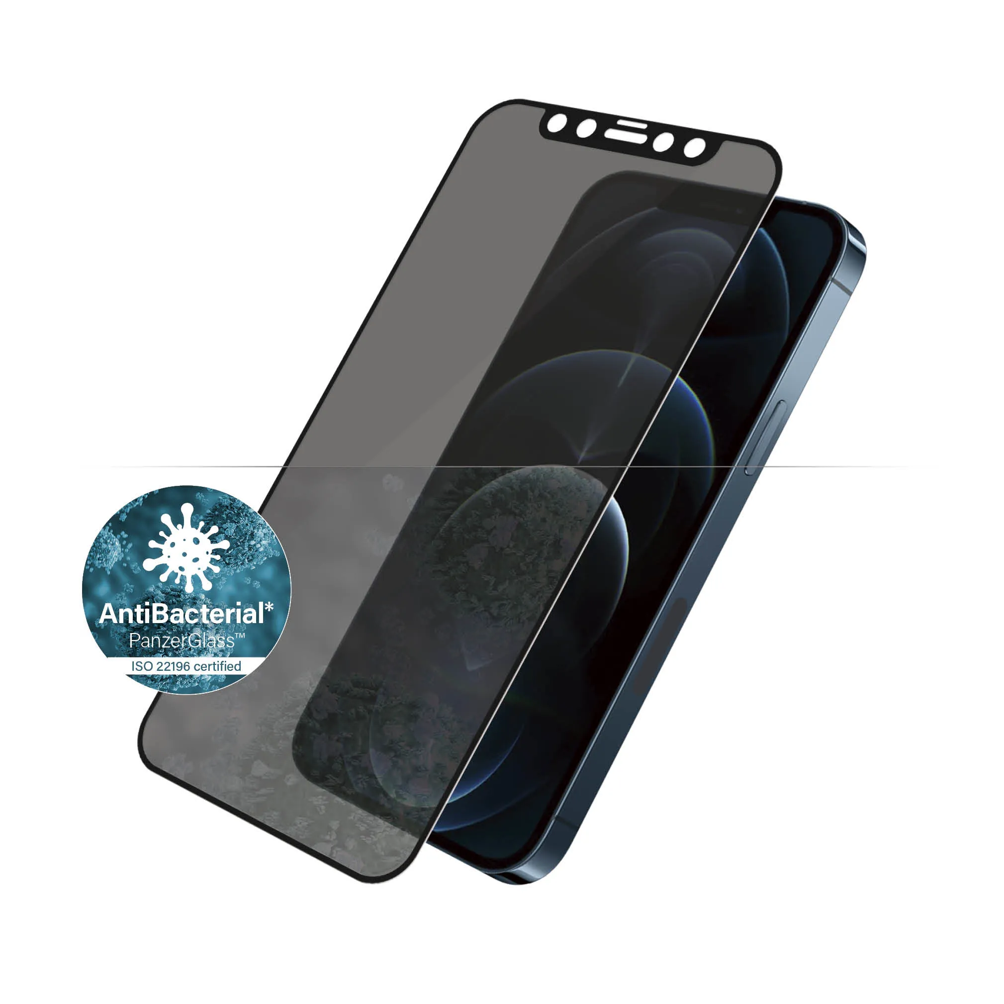 PanzerGlass Case Friendly, Privacy, iPhone 12 Pro Max - Screen Glass
