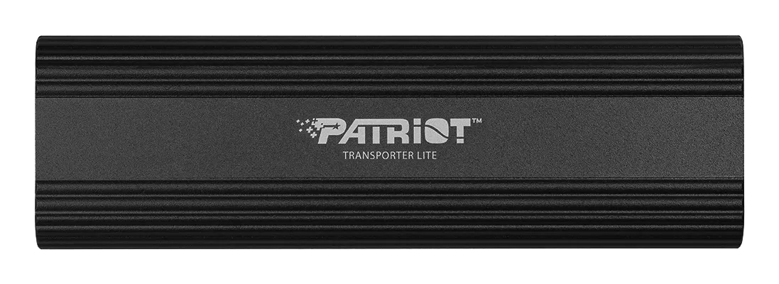 Patriot Transporter Lite 2TB External SSD with USB 3.2 Gen 2 (USB-C), Portable, for PS5, Black