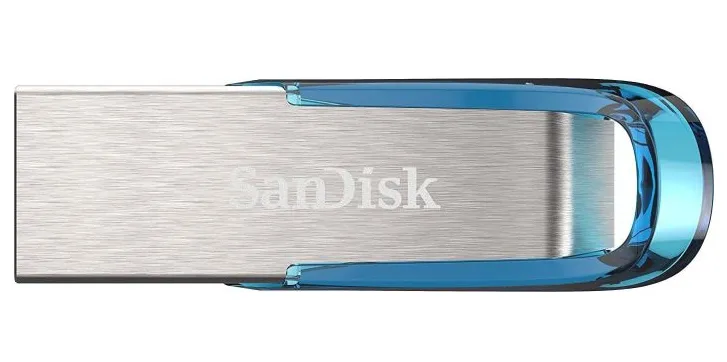 SanDisk 32GB Ultra Flair USB 3.2 Gen 1x1 - memory stick, Blue/Silver