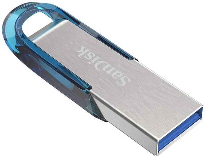 SanDisk 32GB Ultra Flair USB 3.2 Gen 1x1 - memory stick, Blue/Silver